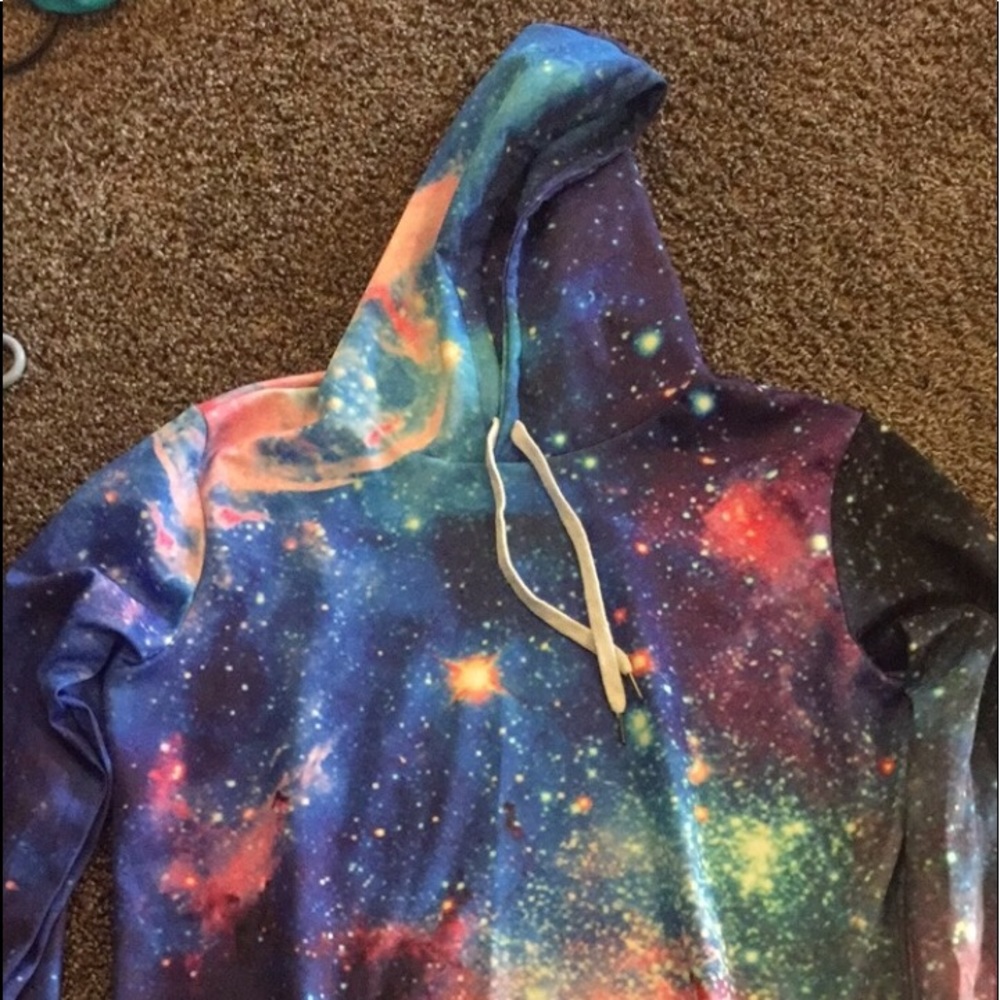 Galaxy pullover hoodie
